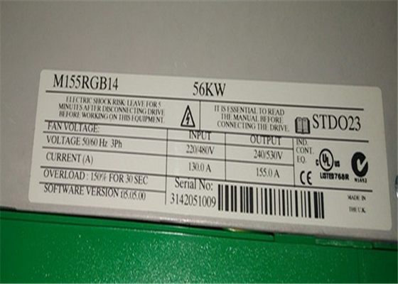 Μηχανή 480V 75hp 400V 94hp 500 Β ΣΥΝΕΧΟΎΣ Drive του Emerson M155RGB14