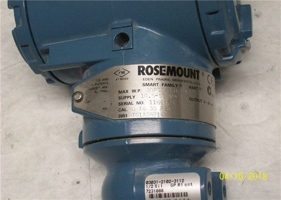 Rosemount 3051T In-Line Gage Πομπός Πίεσης 3051TG3A2B21A –14,7 έως 800 psi
