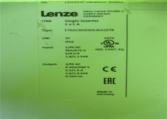 ΕΝΣΩΜΑΤΩΜΕΝΗ ΤΕΧΝΙΚΗ Lenze E70ACMSE0054SA1ETR Servo Inverter I700 SINGLE INVERTER