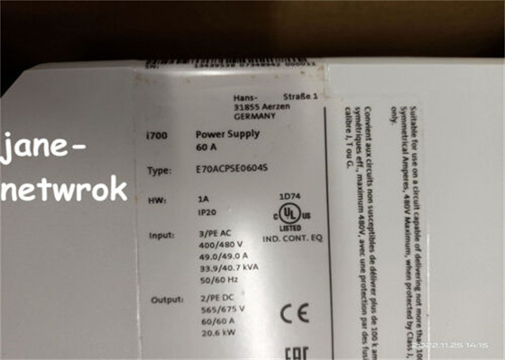 E70ACPSE0604S LENZE Τροφοδοτικό Ρεύματος Έξοδος Ρεύμα 60 AMP Είσοδος Τάση 400 VAC