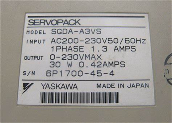 Η Yaskawa SGDA-A3VS Servo Drives Σειρά Sigma ολοκαίνουργια πρωτότυπη