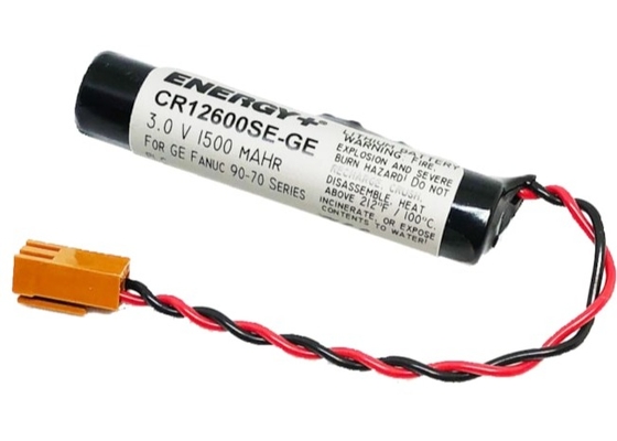 IC697ACC701 GE Μπαταρία Λιθίου 3VDC 1.4Ah Συνδετήρας PLC Κυλινδρικός
