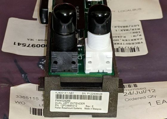 Διπλό αριστερό διαλυτικό χρώματος 8 Amp 12,6 VDC Localbus διαλυτικών χρώματος καλωδίων του EMERSON KJ4001X1-NB1