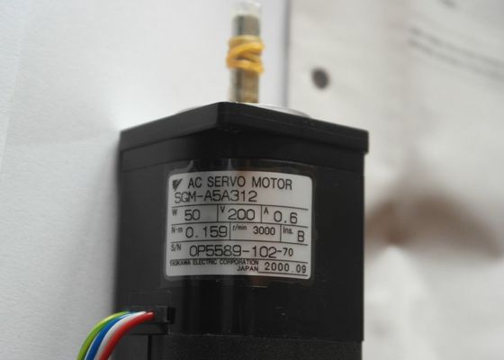 YASKAWA SGM-A5A31 2048 P/R Ενδεικτικός κλιμακωτής AC Servo Motor 200V Standard 50W