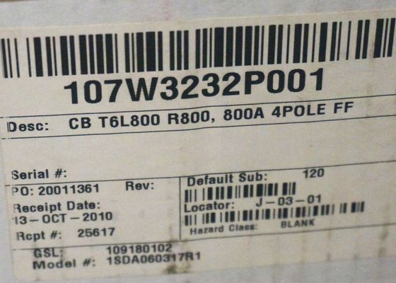 ABB 1SDA060317R1 800 1000V AC-DC ΦΙΣΤΕΡΑ ΤΟΥΣ ΤΕΡΟΠΟΛΙΟΥΣ ΜΕ ΑΠΟΦΟΡΗΣΗ ΤΩΝ ΠΡΩΤΩΝ ΤΕΡΜΙΝΑΛΩΝ