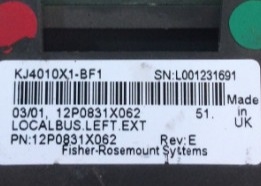 Εμέρσον KJ4010X1-BF1 Servo Drives LocalBus Extender Cable Assembly 12 VDC