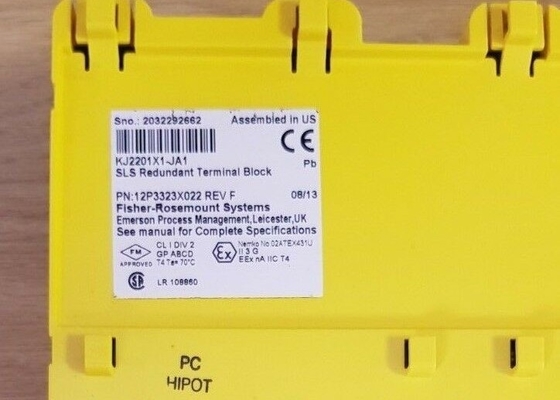 EMERSON Kj2201x1-Ja1 12p3323x022 ΜΠΛΟΚ ΤΕΡΜΑΤΙΣΜΟΥ 30 MA Ανά Κανάλι