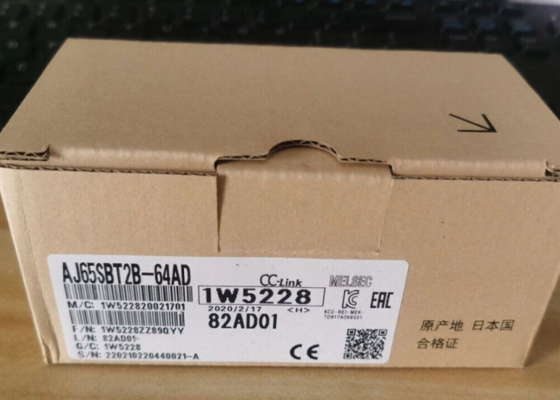 AJ65SBT2B-64AD Μονάδα τροφοδοσίας ρεύματος πλεονασμού Mitsubishi Universal Model Red