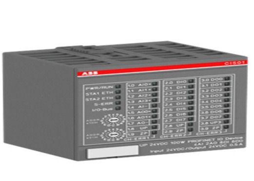 Κρυσταλλολυχνία PLC ενότητας 8DI 8DO 4AI λεωφορείων ci501-PNIO 1SAP220600R0001 S500