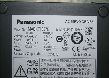 Θέση Control200W MHMJ022G1U+MADKT1507E Drive σερβο μηχανών 0.64NM εναλλασσόμενου ρεύματος της Panasonic