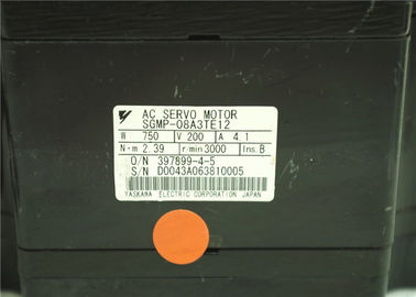 Βιομηχανική ηλεκτρική σερβο μηχανή 750W 200V sgmp-08A3TE12 εναλλασσόμενου ρεύματος Yaskawa 3000RPM