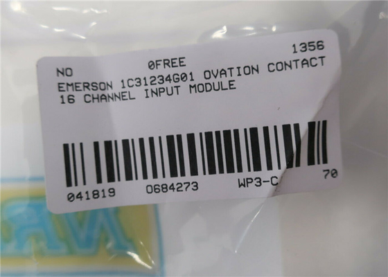 1C31234G01 αναλογική εισόδου-εξόδου ενότητα του Emerson Westinghouse ενότητας εισαγωγής PLC