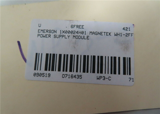 Αναλογική ενότητα εισαγωγής ενότητας εισαγωγής PLC του Emerson Westinghouse 1X00024H01