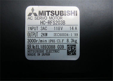 Mitsubishi Industrial Servo Motor 2.0kw.3000r/min.HC-RFS203B Ultra low inertia medium power motor