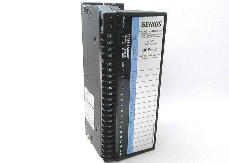 GE Fanuc IC660BBD023 Ενότητα I/O Γενικός αποκλειστικός νεροχύτης 16 κύκλος 24 VDC ισχύς
