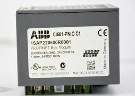 Κρυσταλλολυχνία PLC ενότητας 8DI 8DO 4AI λεωφορείων ci501-PNIO 1SAP220600R0001 S500