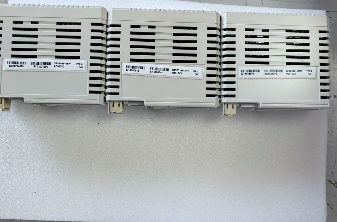 AO810V2 3BSE038415R1 ABB Αξιόπιστη μονάδα αναλογικής εξόδου για βιομηχανικό αυτοματισμό