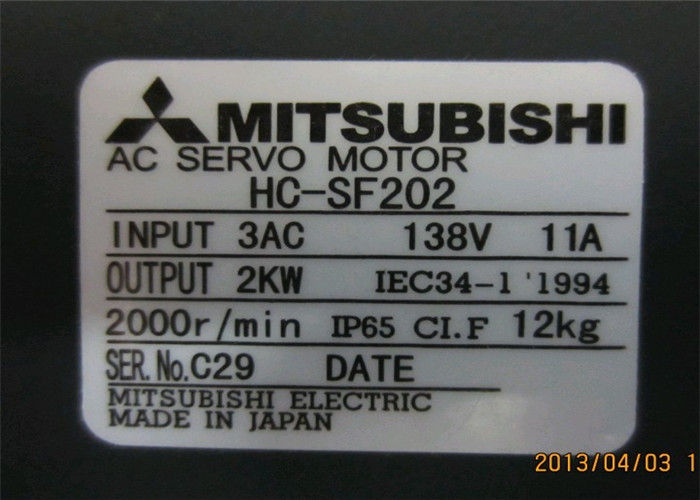 HC-SF202 2KW Mitsubishi Βιομηχανικός Σερβοκινητήρας  HC SERIES 200-230VAC 3-Φάσεων