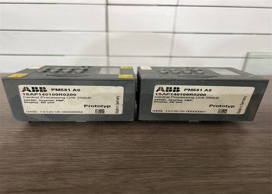 Προγραμματίσημη επίδειξη ελεγκτών 1SAP140100R0200 256kB 24VDC LCD λογικής PLC ABB PM581